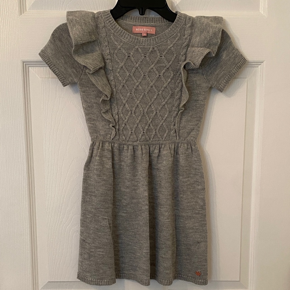 BCBG Girls Gray Knit/Sweater Dress
